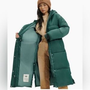 NWT Ugg long puffer coat